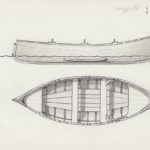 disegni di barche - disegno di gozzo ligure cornigiotto