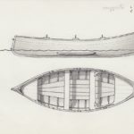 disegni di barche - disegno di gozzo ligure cornigiotto