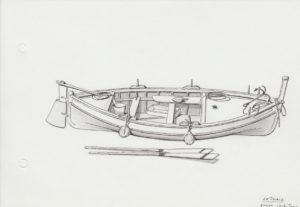 disegni di barche - disegno di gozzo ischitano