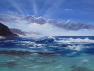 Dipinti di mare - quadro intitolato Marina 3 - autore Nicola Sciotto