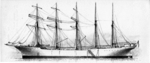 disegno del veliero Patria - velieri di lungo corso