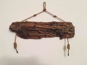 legno da spiaggia con nodi marinari N 1243 - mercatino