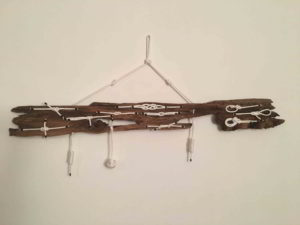 legno da spiaggia con nodi marinari N 1967 - mercatino