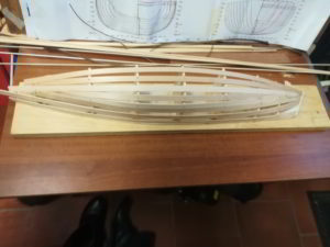 mezzo scafo del grand soleil 46.3 in realizzazione