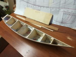 mezzo scafo del grand soleil 46.3 in realizzazione