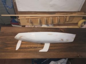 mezzo scafo del grand soleil 46.3 in realizzazione