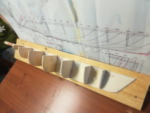 scheletro del mezzo scafo del grand soleil 46.3