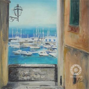 dipinto di una via di otranto