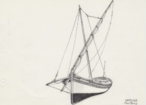 disegno di felucca americana